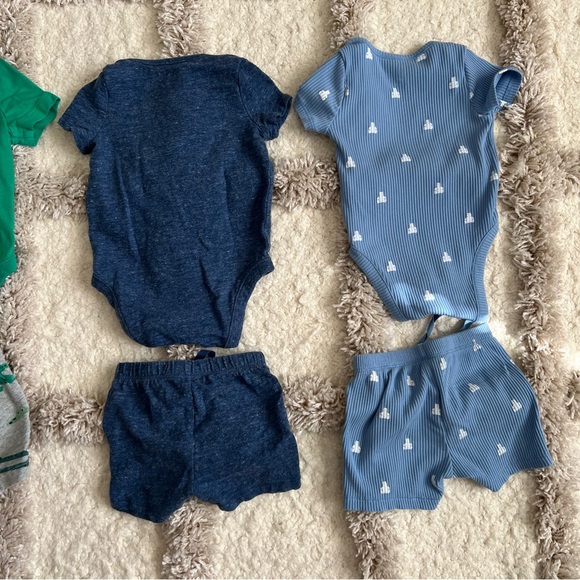 GAP Baby Matching Onesie and Short Set Bundle 3-6 month Boy - Picture 7 of 7